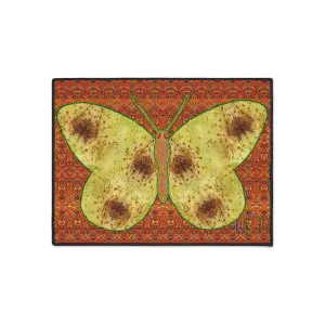 Heavy Duty Floor Mat (Butterfly Glade Denizen & Samhain Dream Thaw 15 & Orange Logo@Alchemic) RJSTH@Fabric#2_9 of 16 RJSTHw2025 RJS