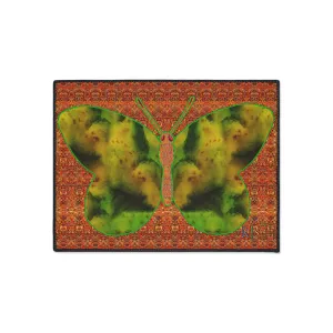 Heavy Duty Floor Mat (Butterfly Glade Denizen & Samhain Dream Thaw 15 & Orange Logo@Alchemic) RJSTH@Fabric#3_1 of 16 RJSTHw2025 RJS