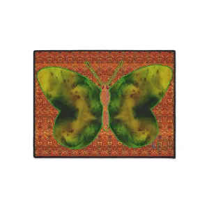 Heavy Duty Floor Mat (Butterfly Glade Denizen & Samhain Dream Thaw 15 & Orange Logo@Alchemic) RJSTH@Fabric#3_13 of 16 RJSTHw2025 RJS