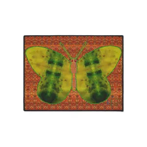 Heavy Duty Floor Mat (Butterfly Glade Denizen & Samhain Dream Thaw 15 & Orange Logo@Alchemic) RJSTH@Fabric#3_8 of 16 RJSTHw2025 RJS