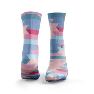 Hexxee Apache Socks Pink&blue