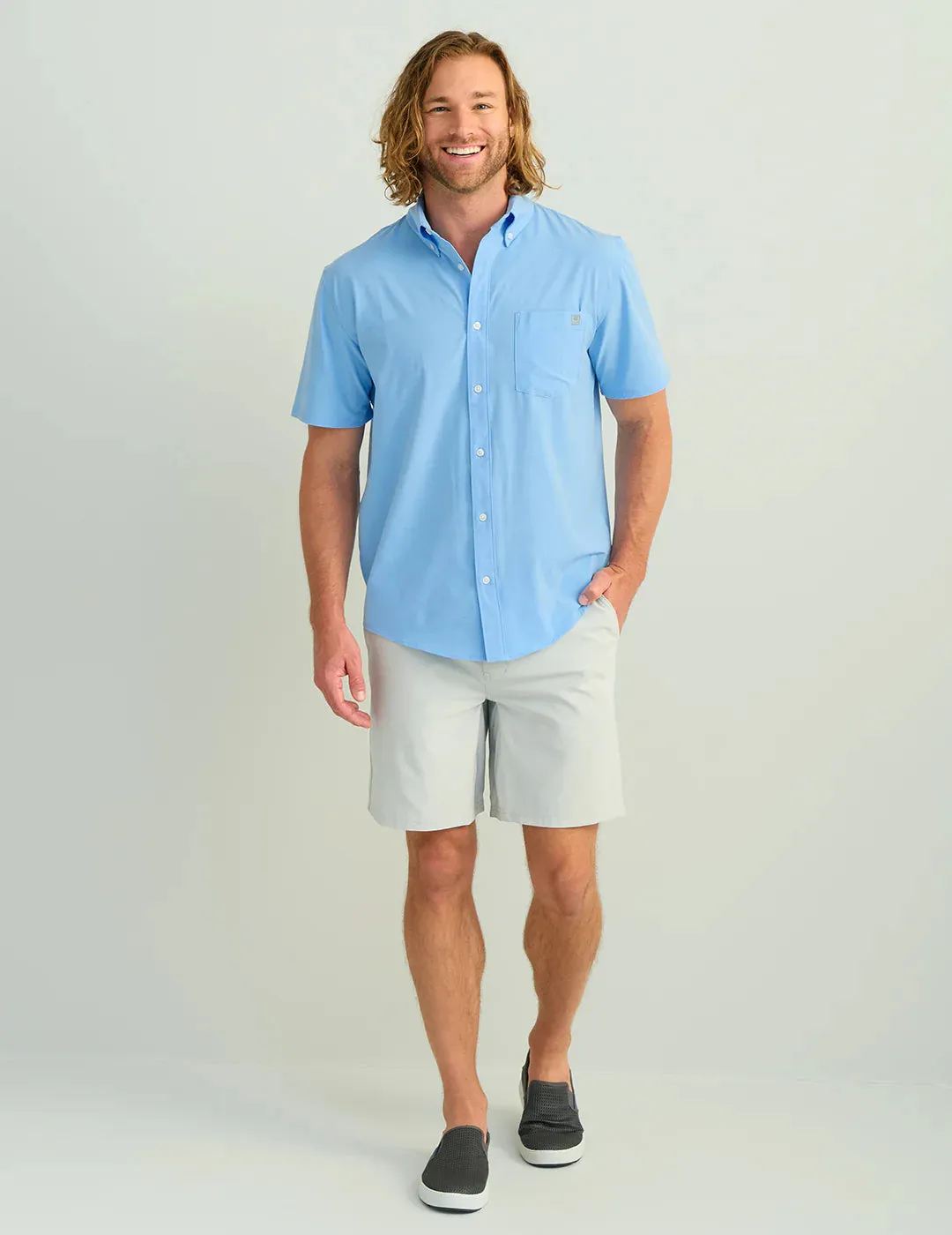 Huk Kona Solid Button-Down