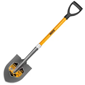 Ingco Steel Shovel With Fiberglass Handle - HSSLH05