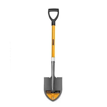 Ingco Steel Shovel With Fiberglass Handle - HSSLH05