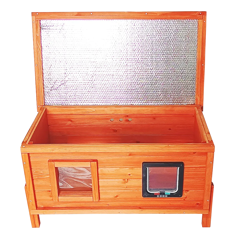 Insulated Outdoor Cat House and Rain cover
