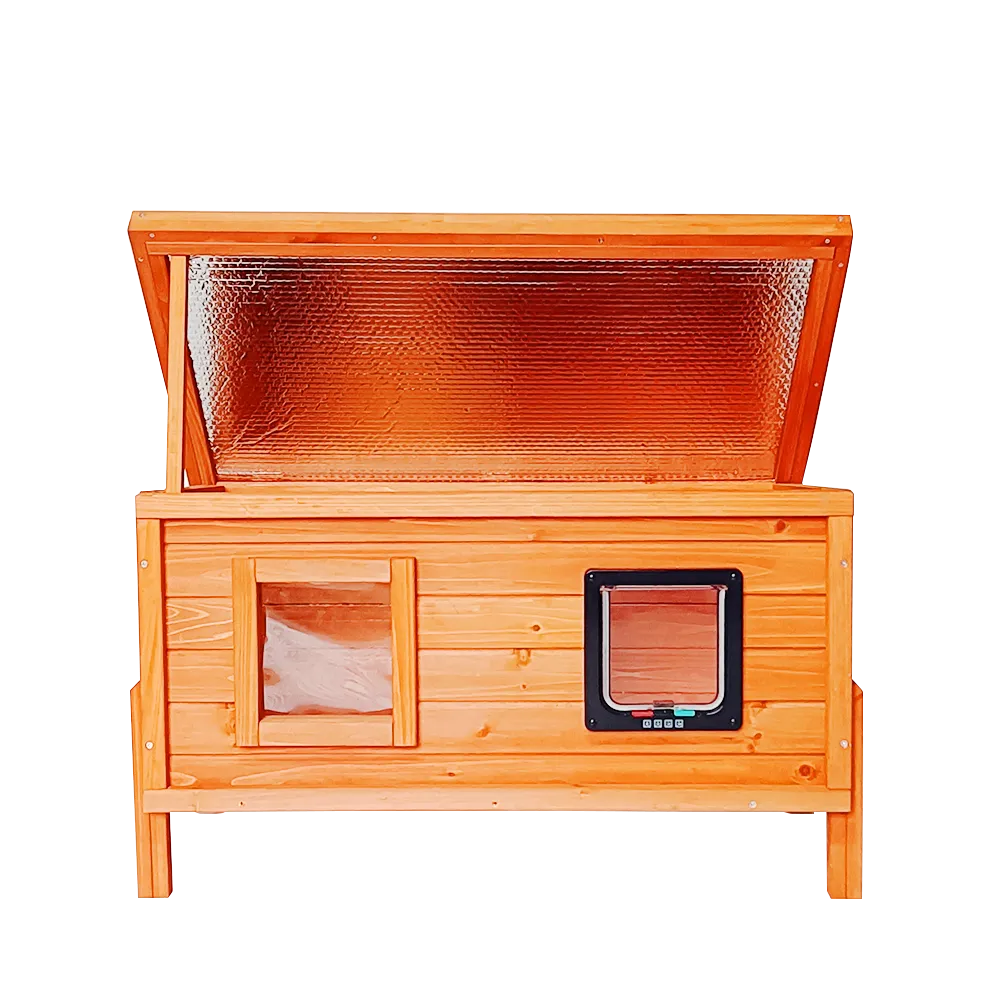 Insulated Outdoor Cat House and Rain cover