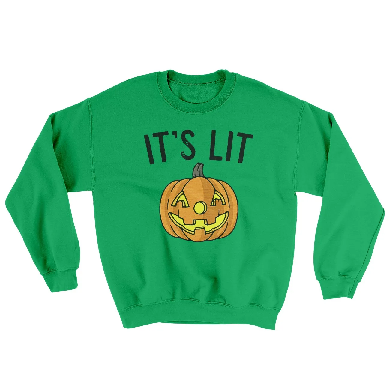 It's Lit Jack-O-Lantern Ugly Sweater