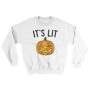 It's Lit Jack-O-Lantern Ugly Sweater