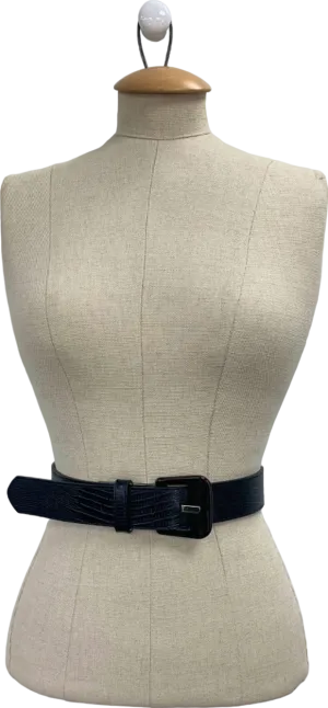 J McLaughlin Black Catriona Solid Womens Belt M