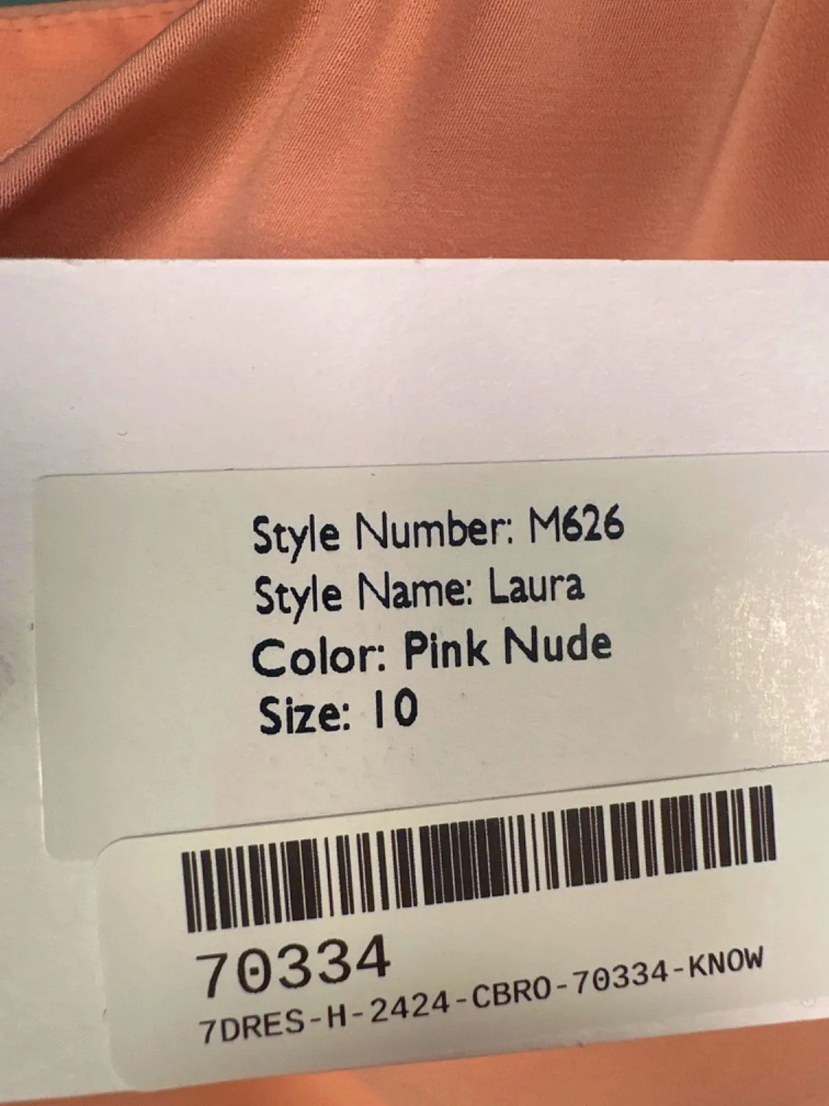Jarlo Pink Nude Laura Dress UK 10