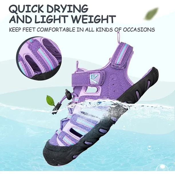 K Komforme Big Boys and Girls Athletic Sandals Sports Sandals Sizes 11-3.5