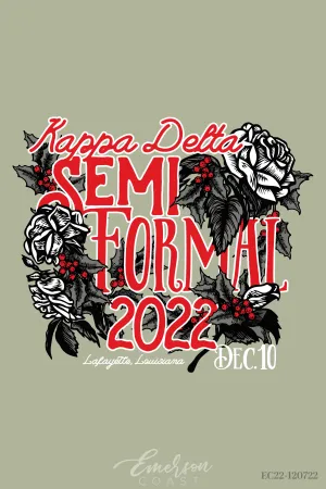 Kappa Delta University of Louisiana Lafayette Semi Formal T-shirt