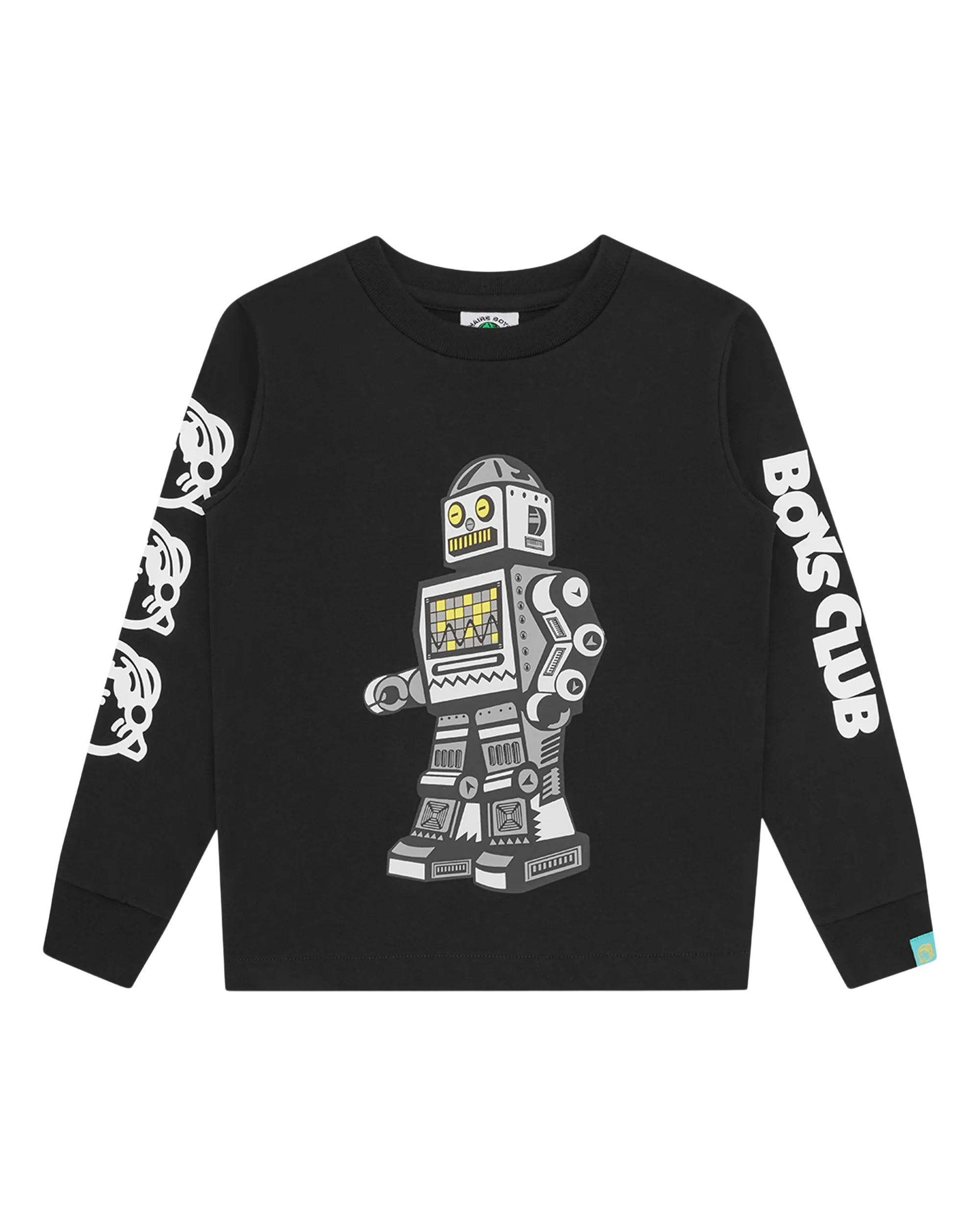 Kids Walking Robot Long-Sleeve T-Shirt