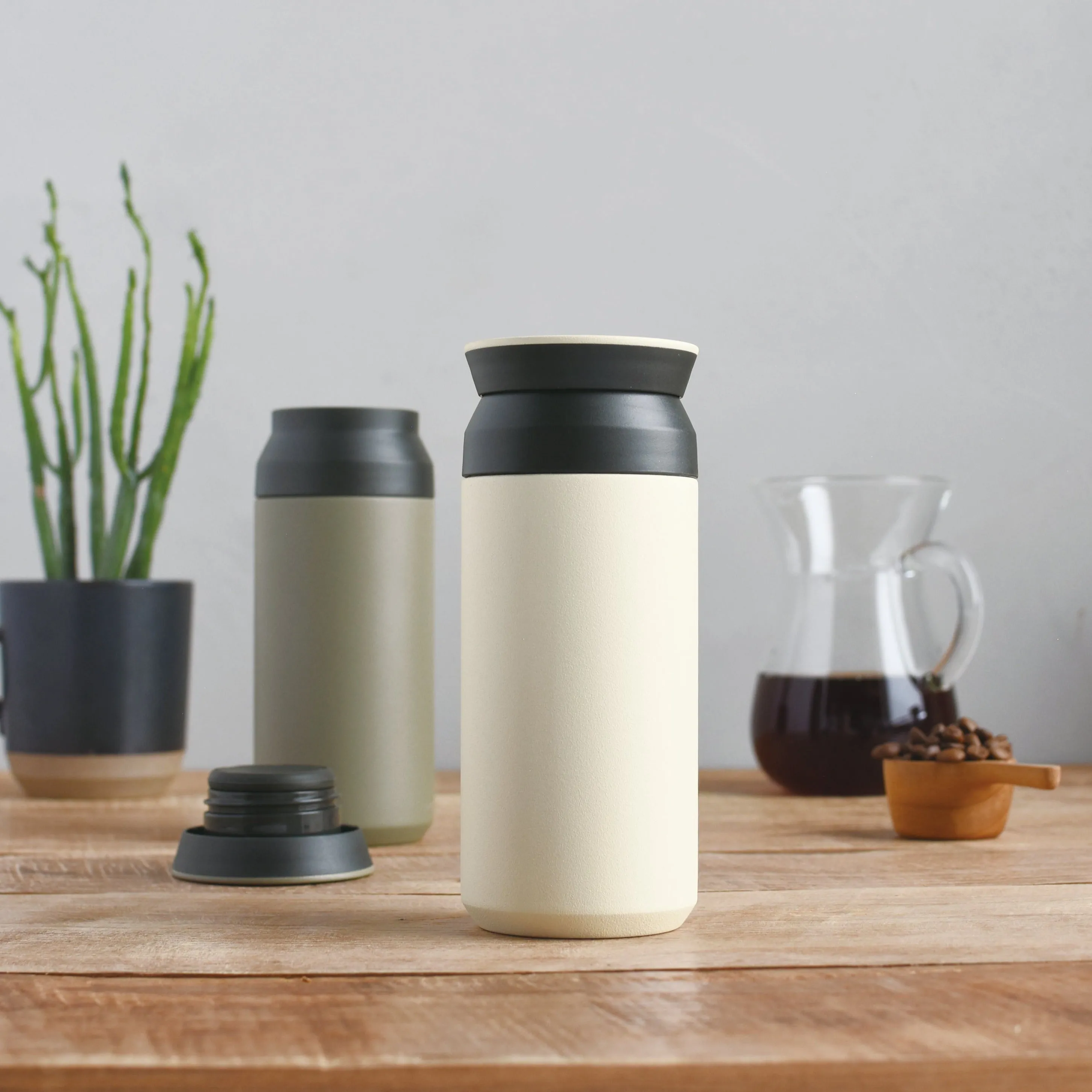 Kinto White Travel Tumbler 500ml