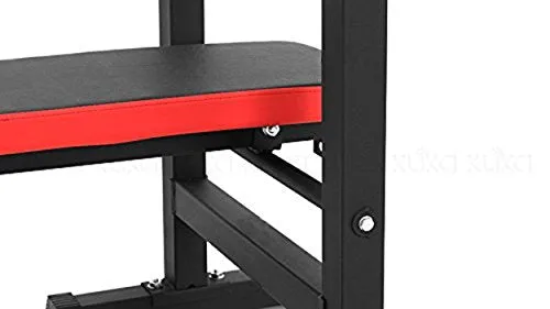 KOBO ADJUSTABLE HOME GYM WEIGHT BENCH PRESS EXERCISE EQUIPMENT SEAT SQUAT STAND DIP