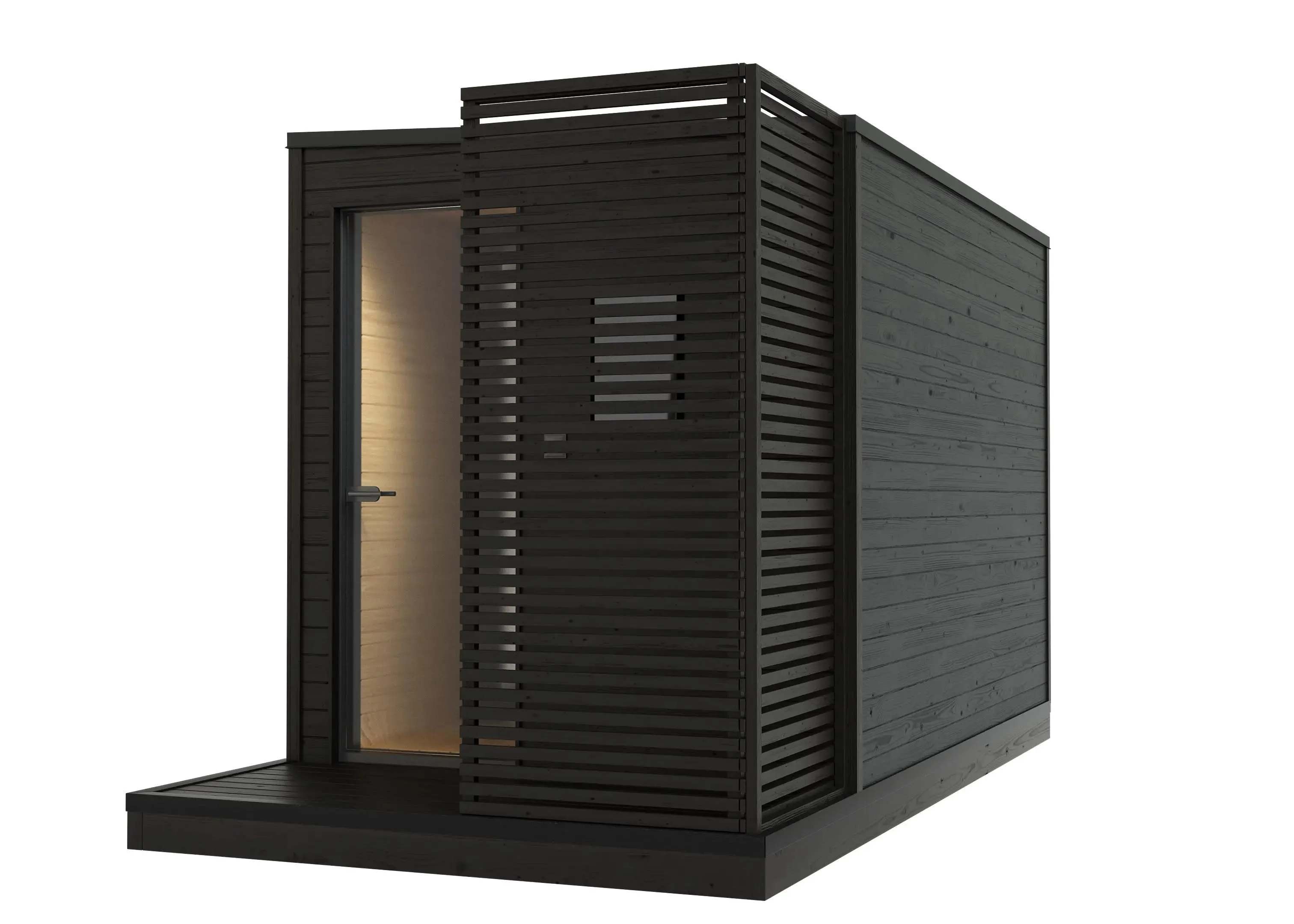 Kuutio XL w/ change room - Luxury Modern Sauna