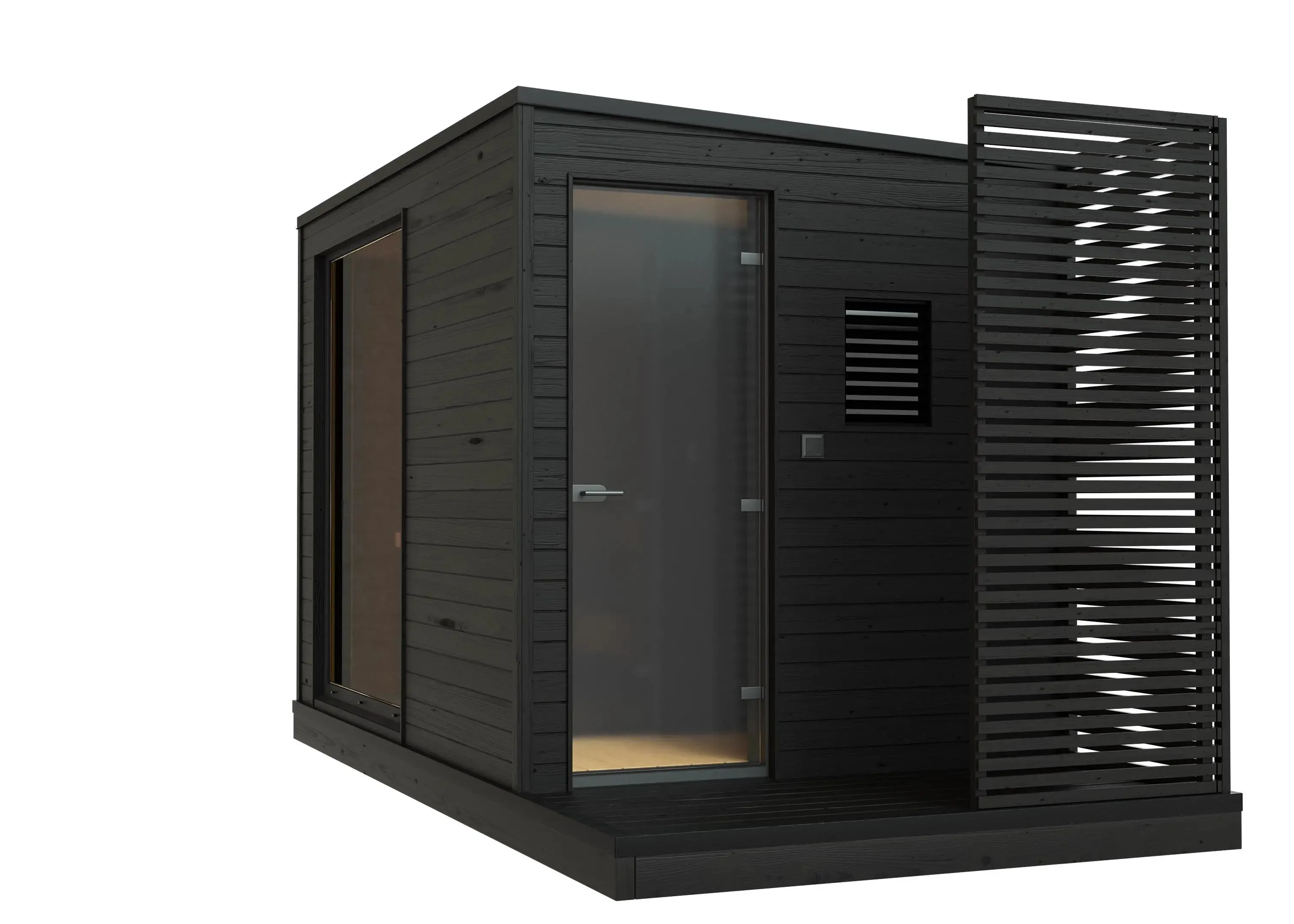 Kuutio XL w/ change room - Luxury Modern Sauna