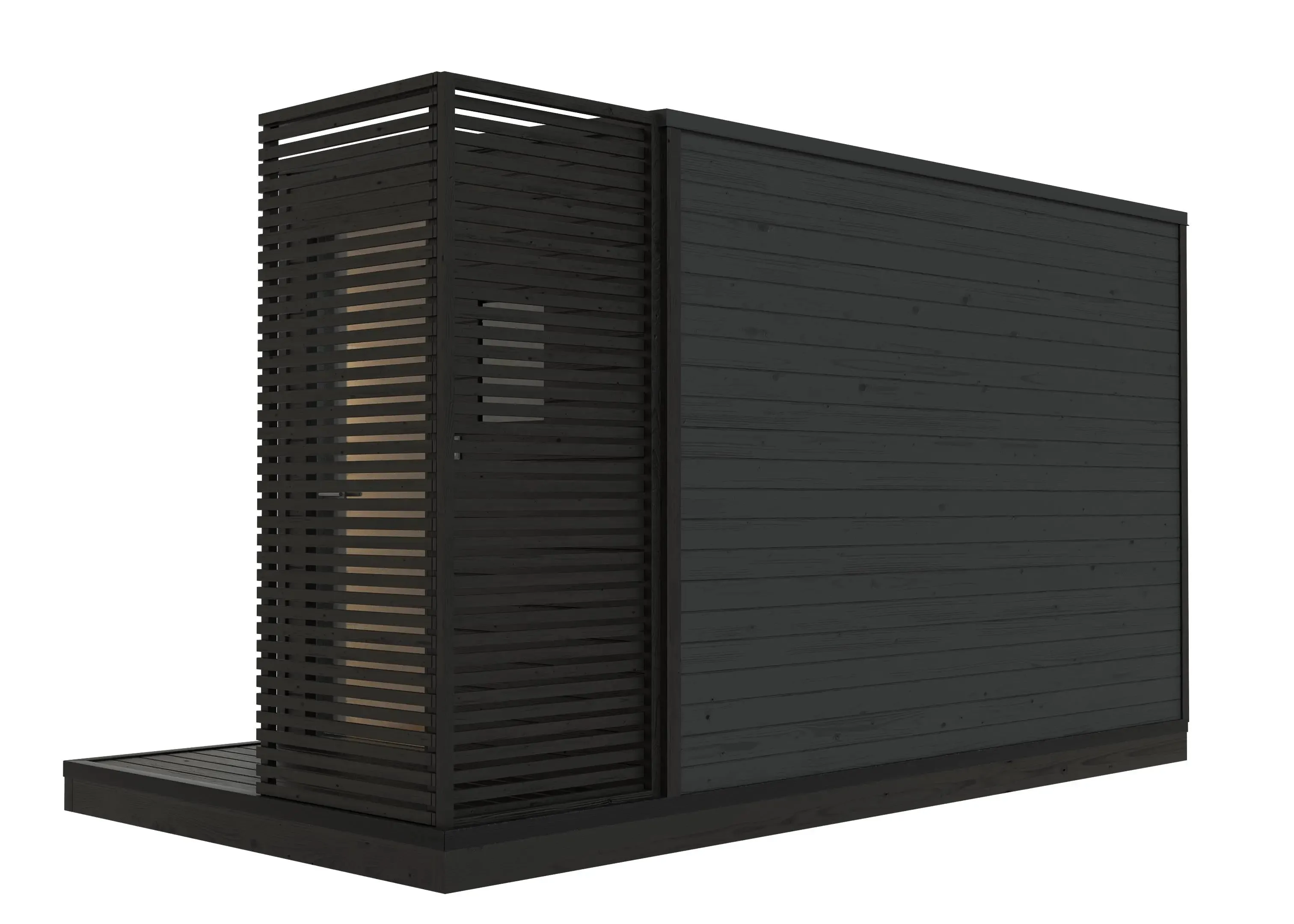 Kuutio XL w/ change room - Luxury Modern Sauna