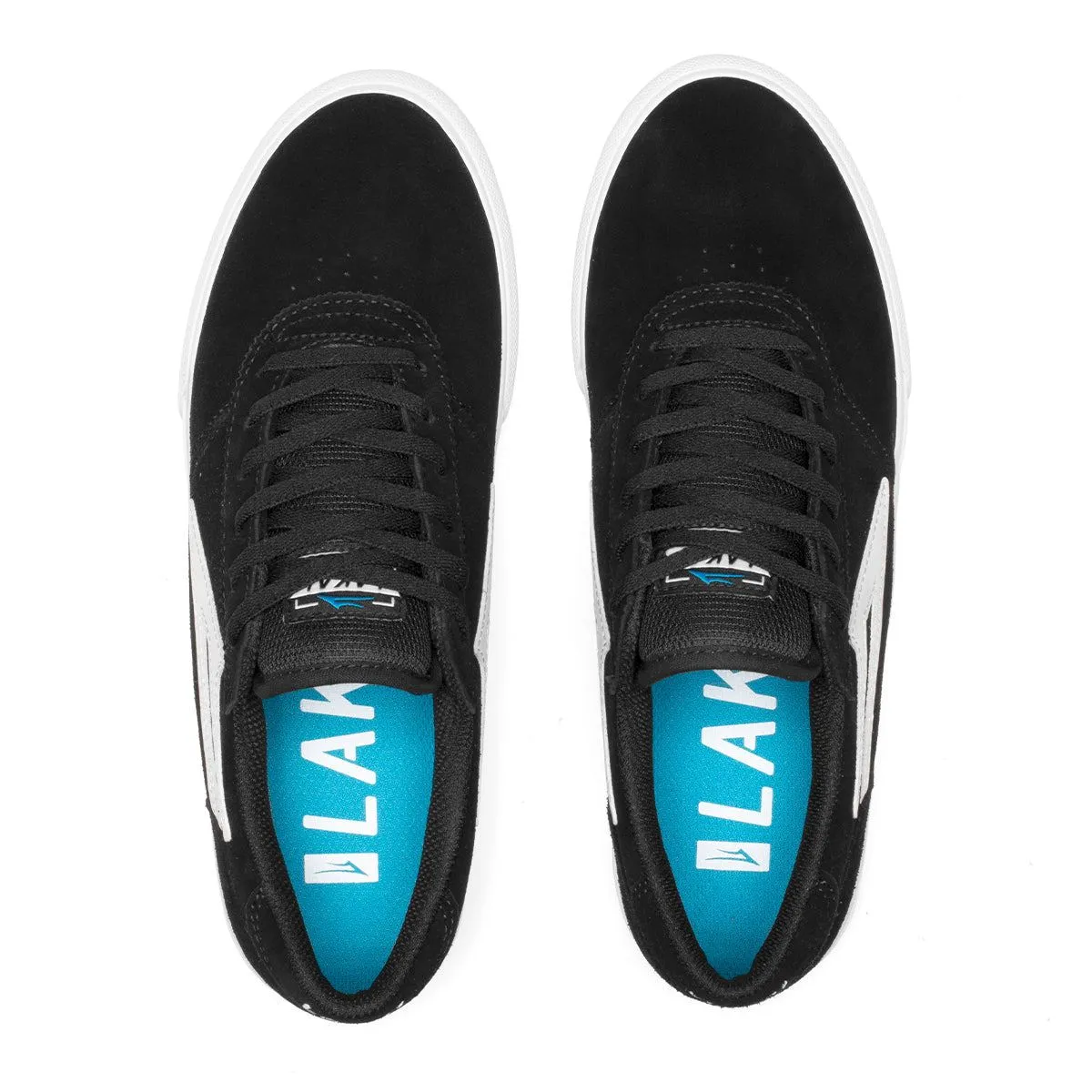 Lakai Manchester Skate Shoes - Black/White