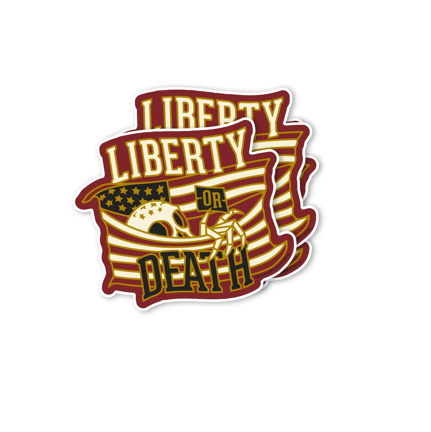 Liberty or Death sticker