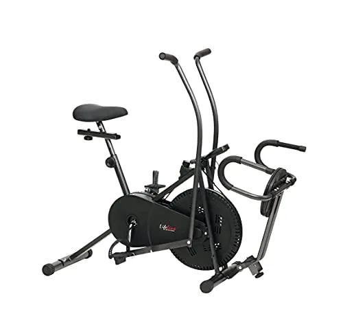 Lifeline Air Bike Moving Handles with Twister Suitable for Weight Loss at Home Gym 3 in 1 LE 103T