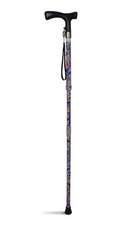 Lifestyle T handle folding walking stick