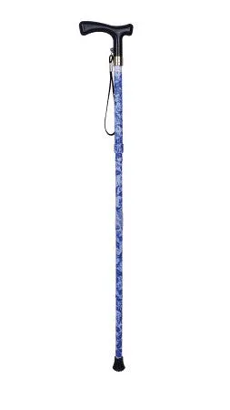 Lifestyle T handle folding walking stick