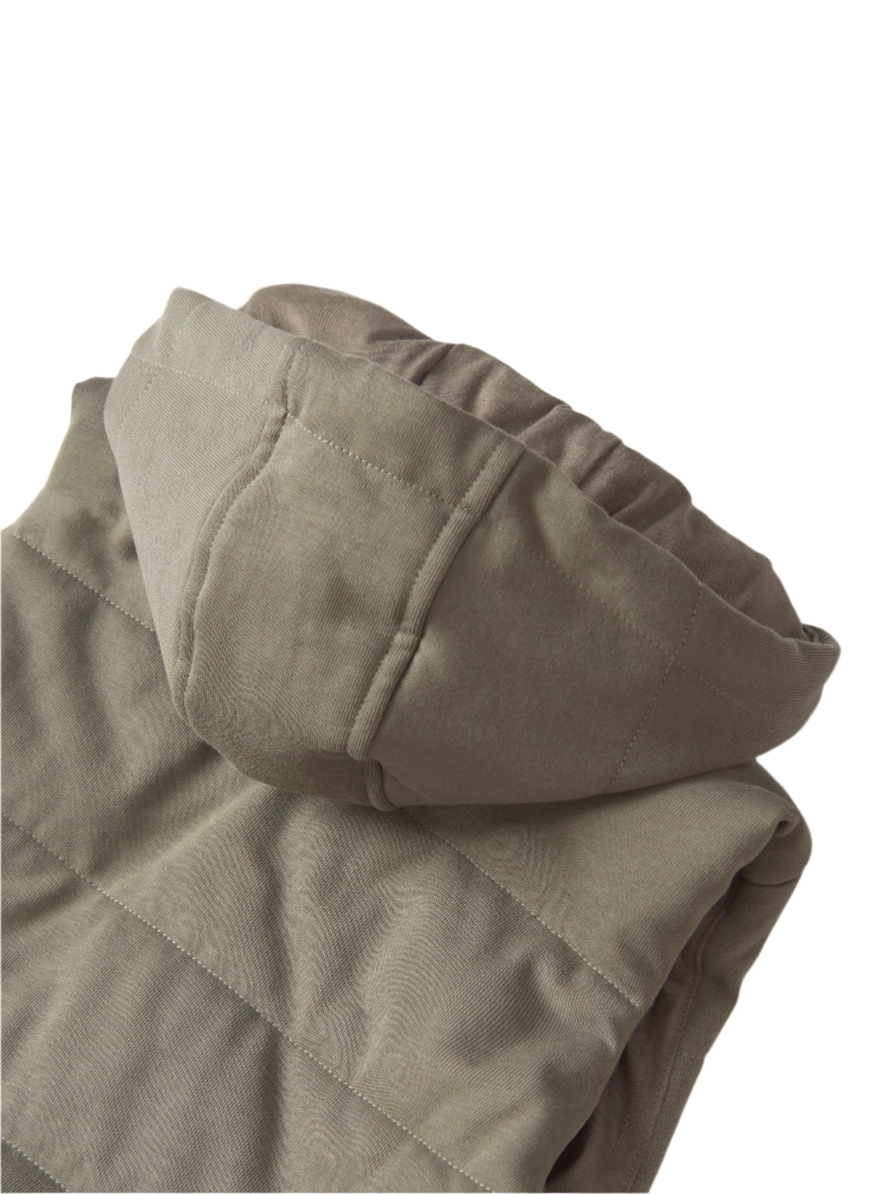 Little Bipsy Hooded Puffer Vest - Army Green