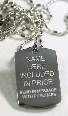 LSU LOUISIANA STATE BLING  NECKLACE PENDANT CZ STAINLESS DOG TAG