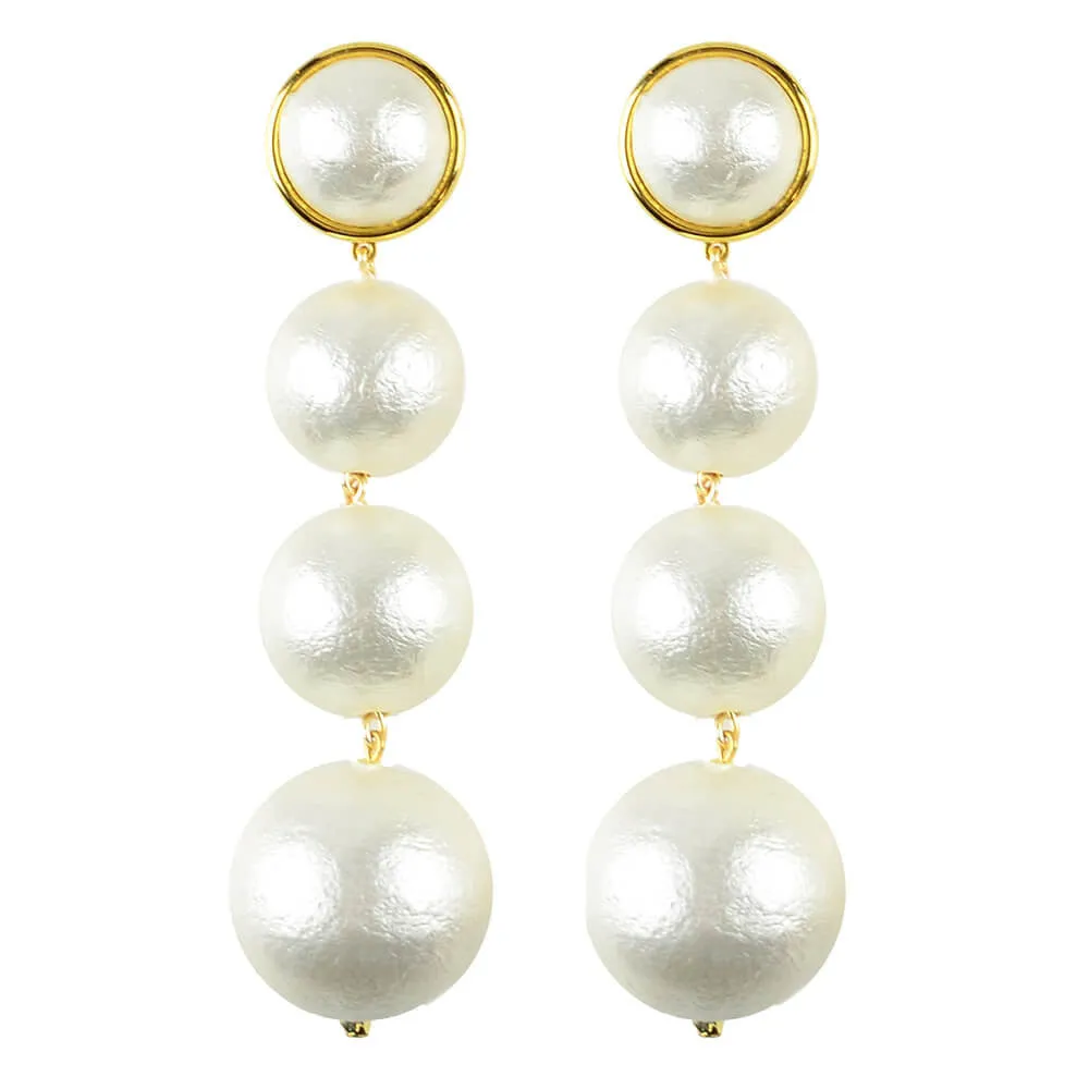 Luna Triple Drop Earrings