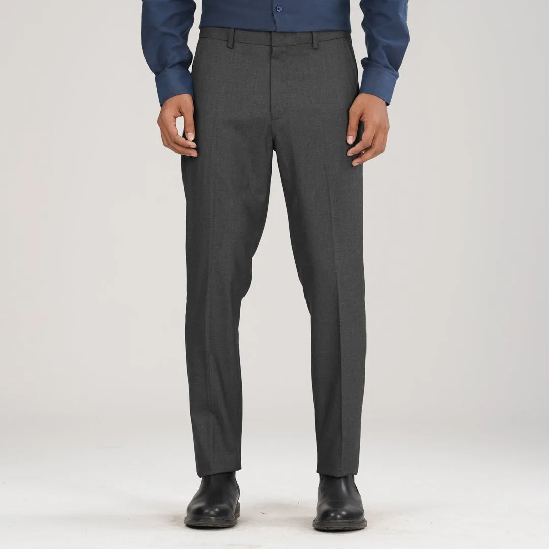Mens Formal Pant- Dark Ash