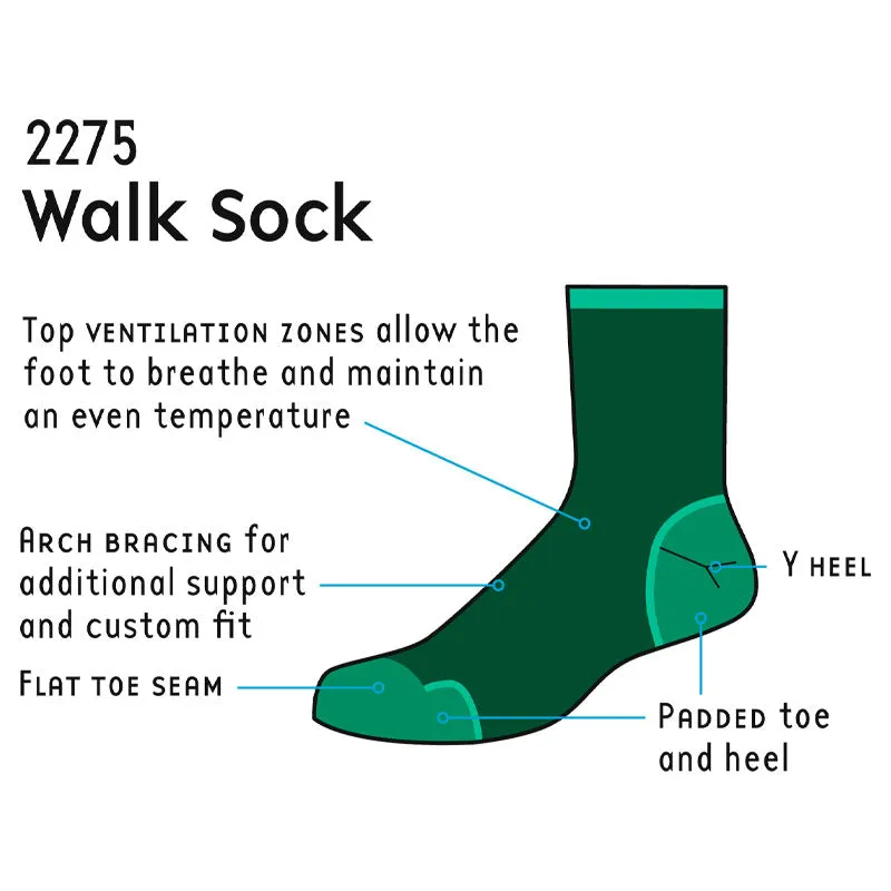 Men's Walking Sock (Twin Pack) - 2275