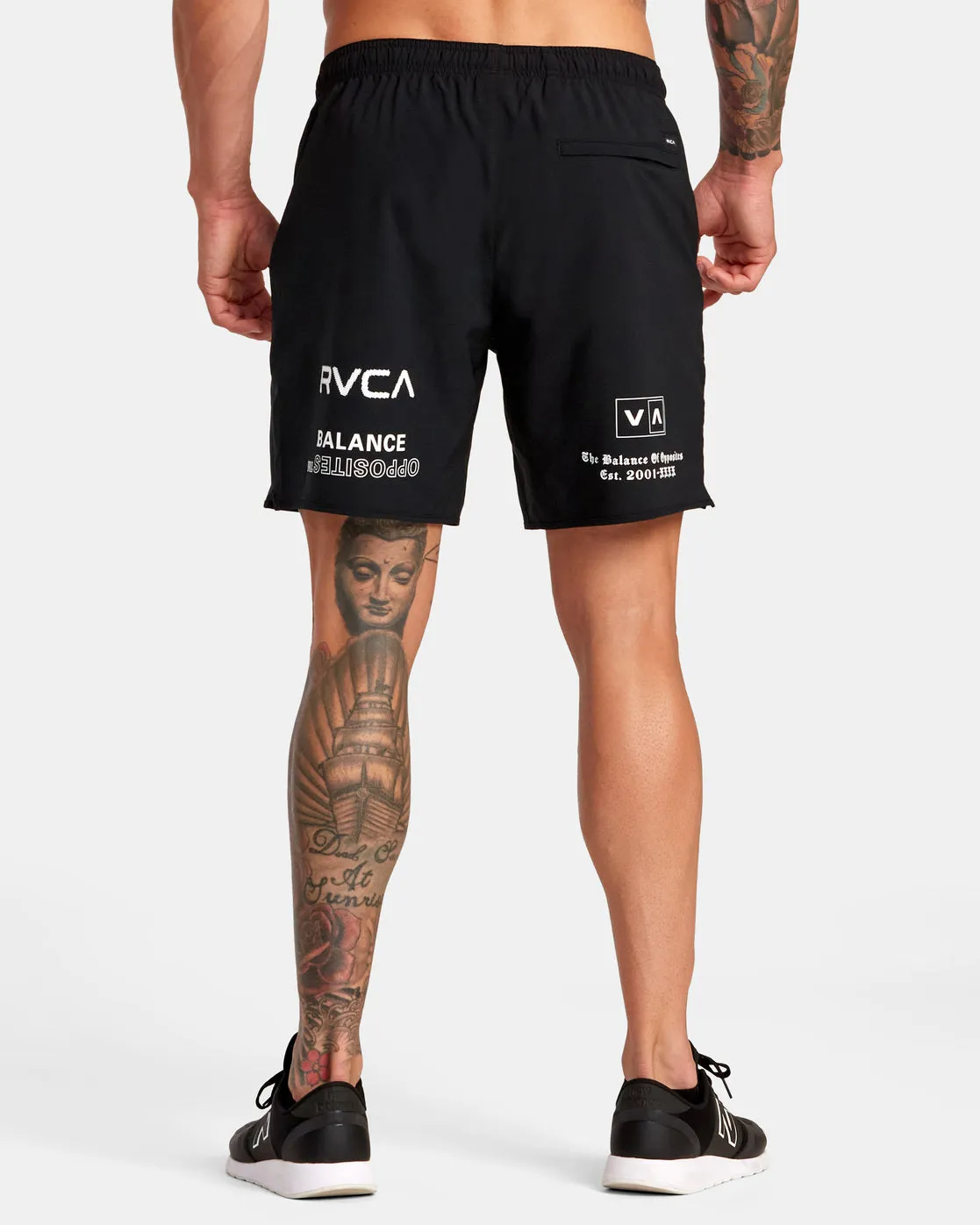 Men's Yogger Stretch Elastic Waist 17" Shorts
