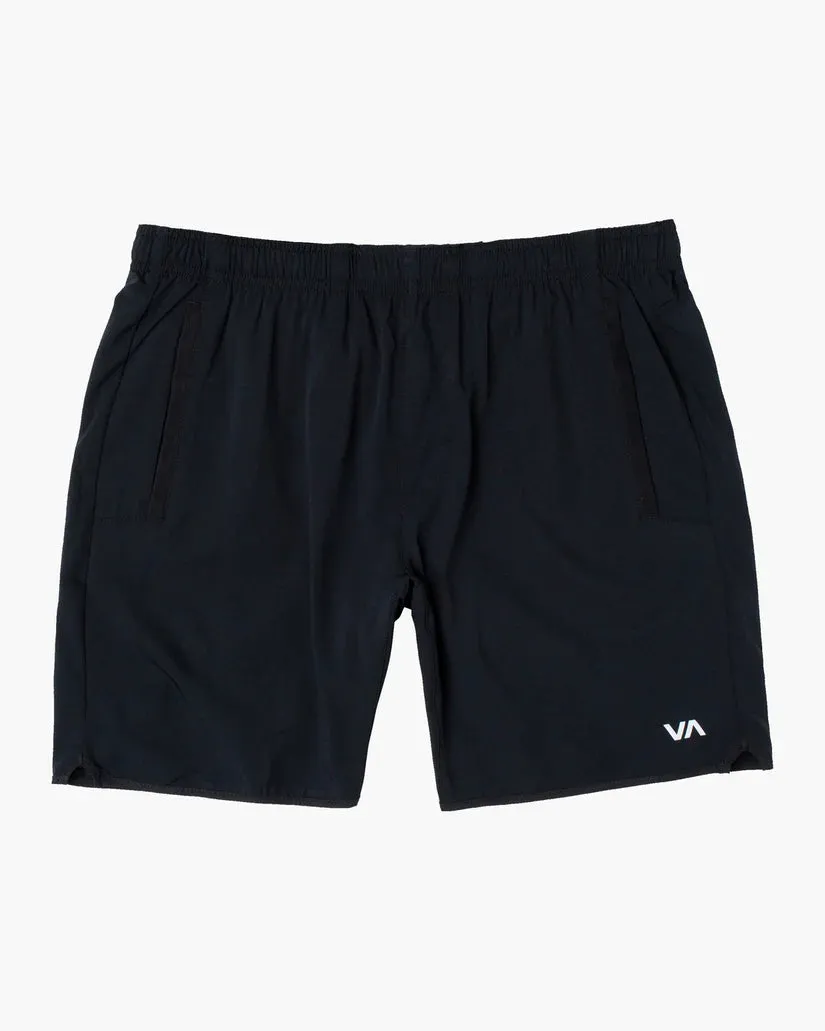 Men's Yogger Stretch Elastic Waist 17" Shorts