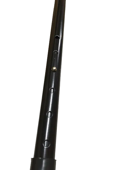 Metal WALKING STICK Travel Extendable Pole Compact Adjustable Lightweight
