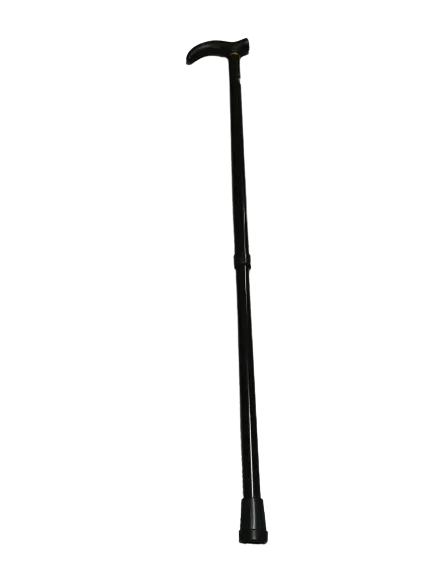 Metal WALKING STICK Travel Extendable Pole Compact Adjustable Lightweight