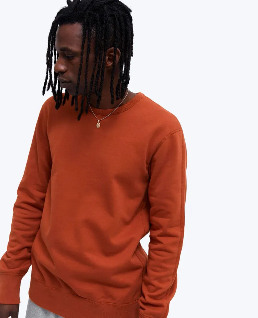 Midweight Terry Crewneck Mens Sierra