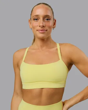 Momentum Sports Bra - Lemon Fizz
