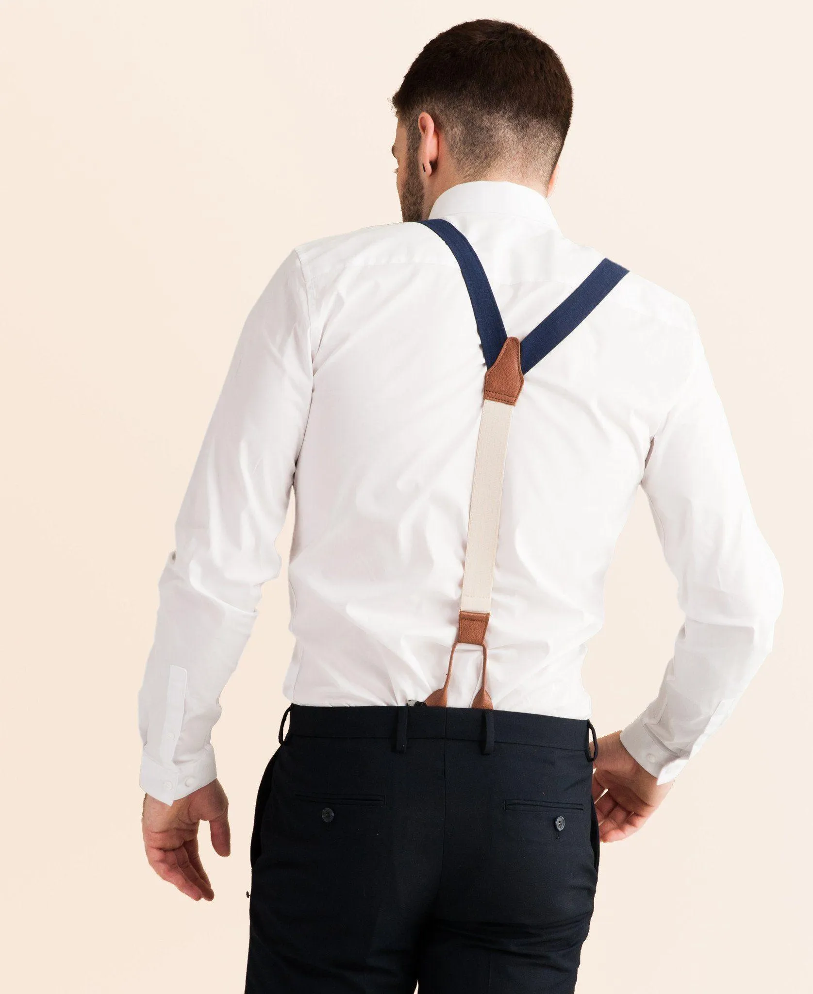 Navy Tides - Classic Navy Suspenders