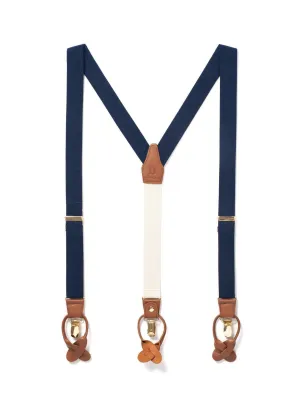 Navy Tides - Classic Navy Suspenders