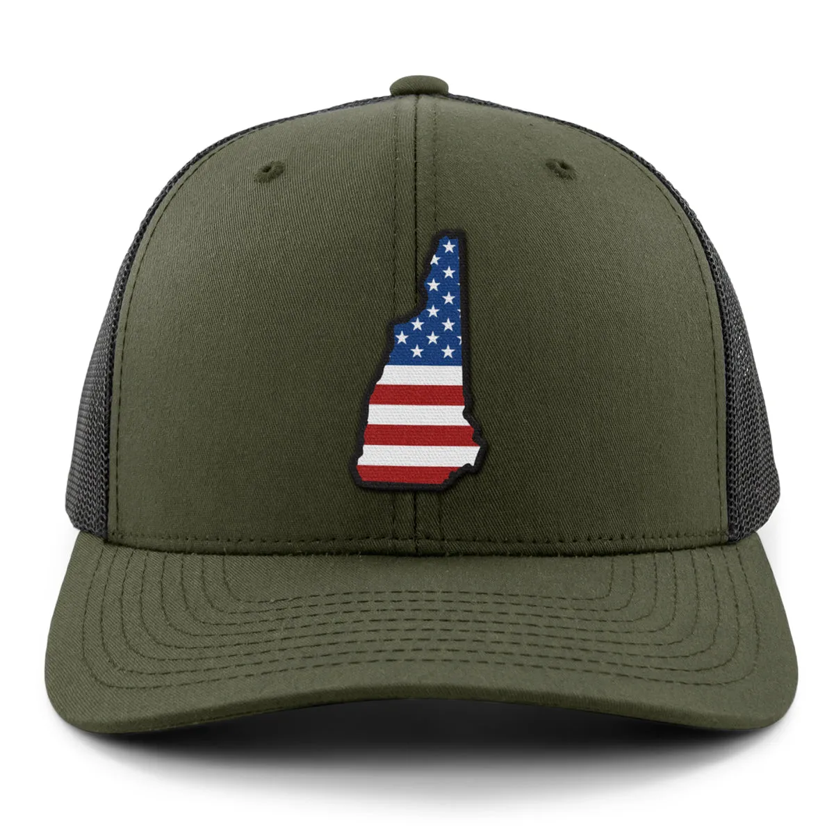 New Hampshire USA Patch Classic Snapback Trucker