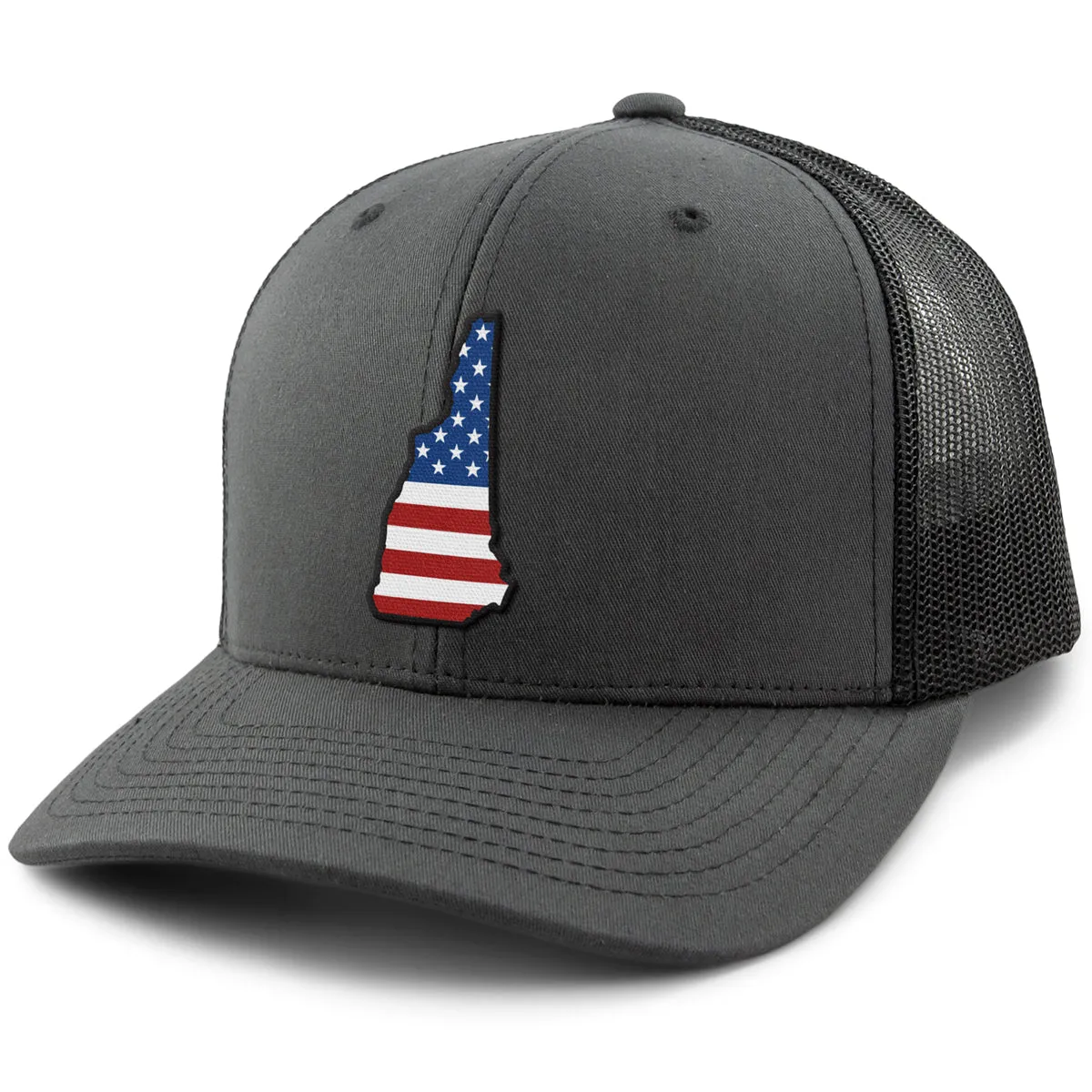 New Hampshire USA Patch Classic Snapback Trucker