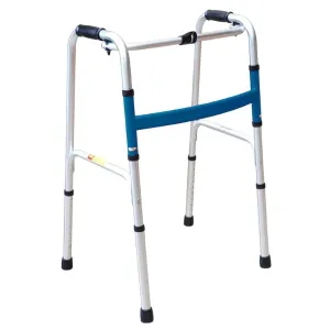 One-Button Foldable Walking Frame