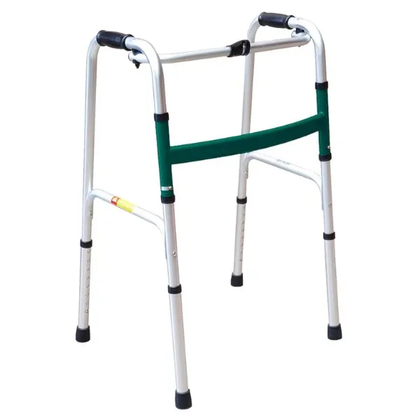 One-Button Foldable Walking Frame