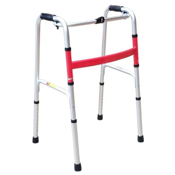 One-Button Foldable Walking Frame