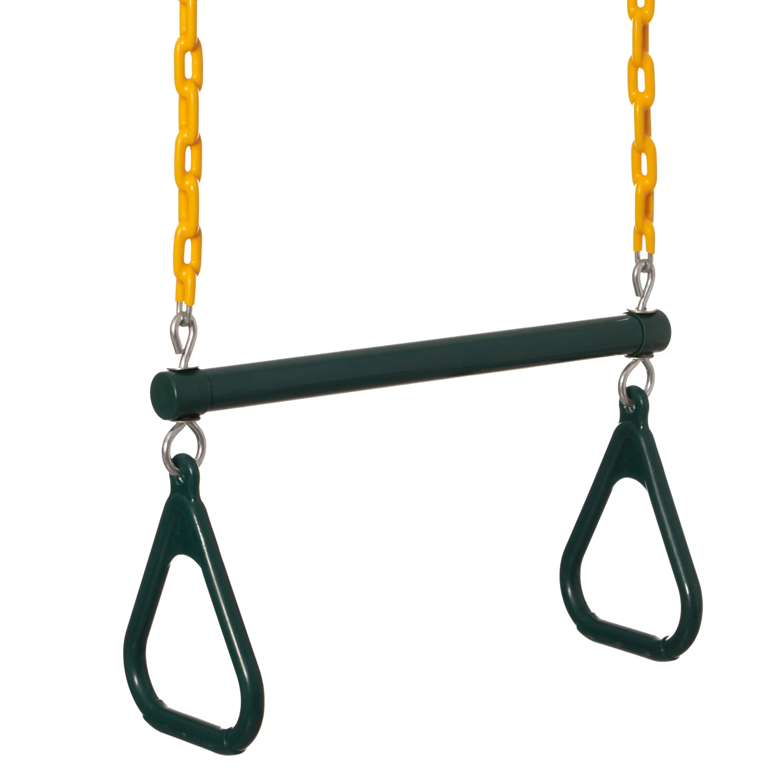 Outdoor Playground Gym Heavy Duty Kids Fun Hanging Bar Green Steel and