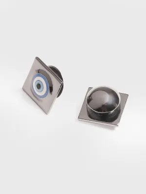 Outhouse   -   Eye Promise Protego Cufflinks In Gunmetal