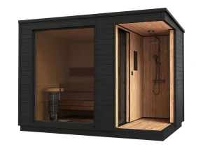 Pestä w/ Outdoor Shower- Luxury Modern Sauna w/ Shower