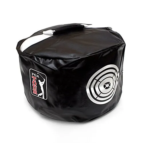 PGA Tour Power Play Golf Impact Bag with DVD Guide - Black