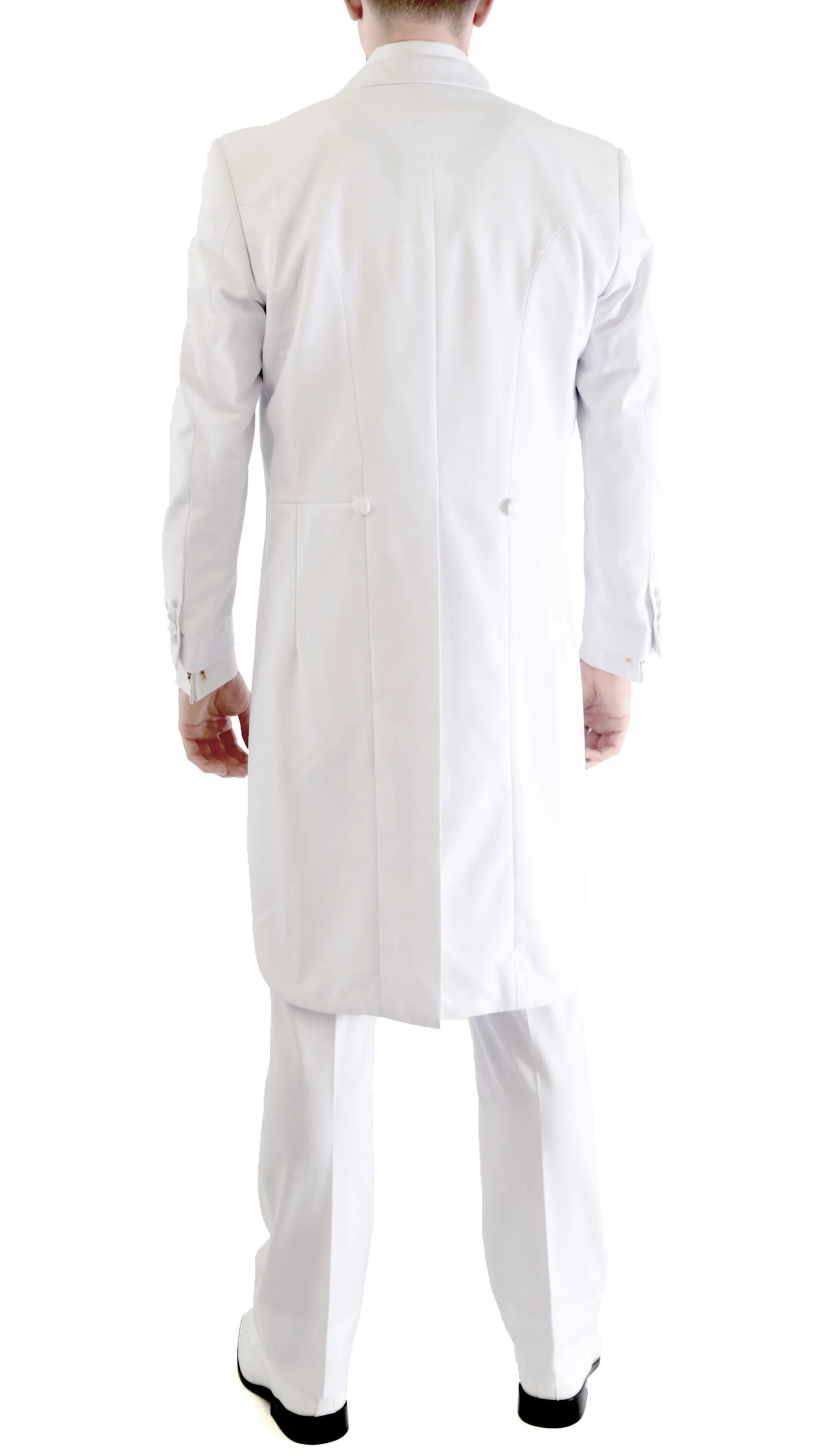 Premium A201 Regular Fit White Tail Tuxedo